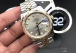 Rolex Datejust 36 Two Tone Grey Diamond Dial Replica Watches For Sale